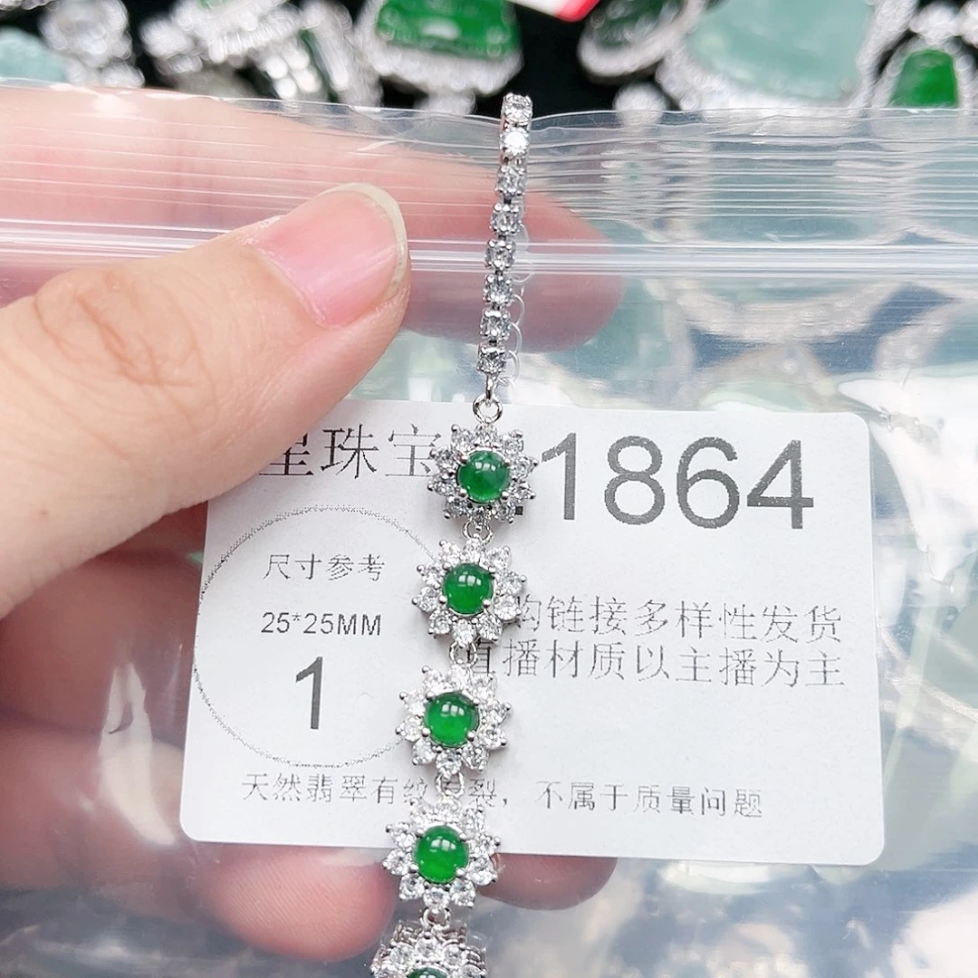 翡翠颈饰未镶嵌翡翠1864