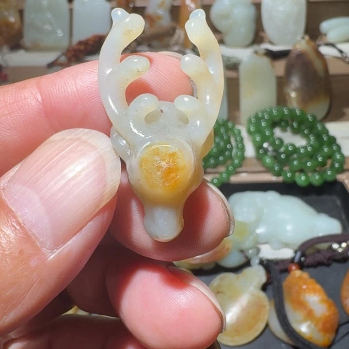 吊坠(不含链)未镶嵌和田玉