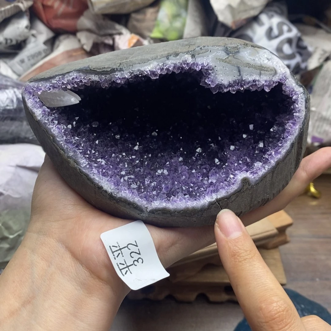 紫晶珠宝半成品未镶嵌