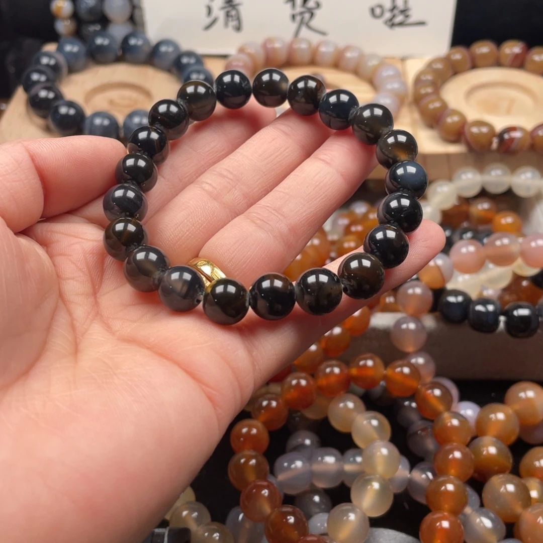 玛瑙/玉髓未镶嵌手链