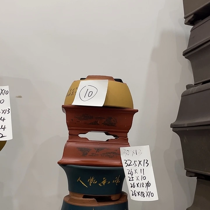 10紫砂花盆捡漏了