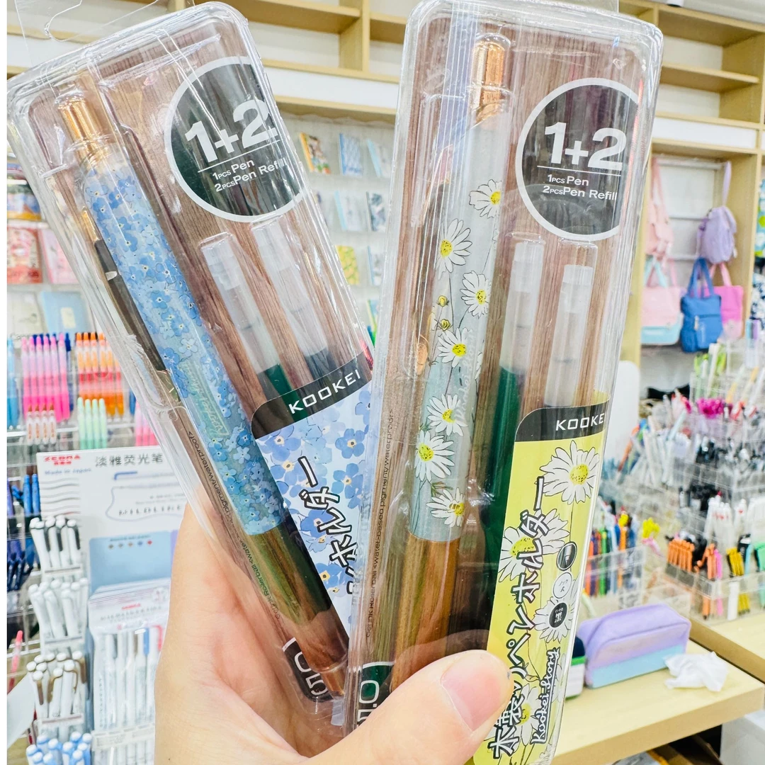 雏菊与兰花中性笔套装