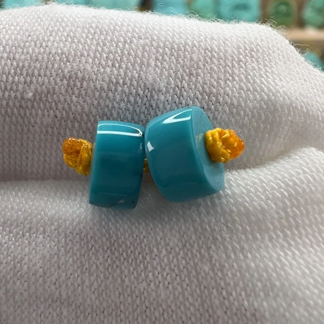 未镶嵌绿松石配饰6.5*3.7