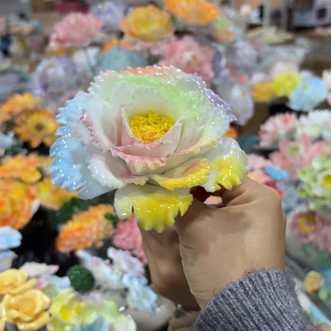 陶瓷花，拍满20发货，退款拉黑