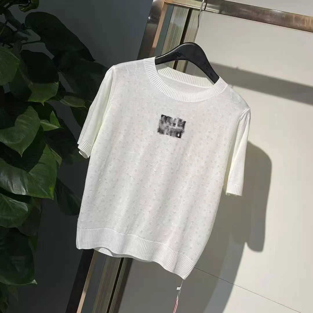 字母亮片洋气短袖T恤ZBS32817衣长55