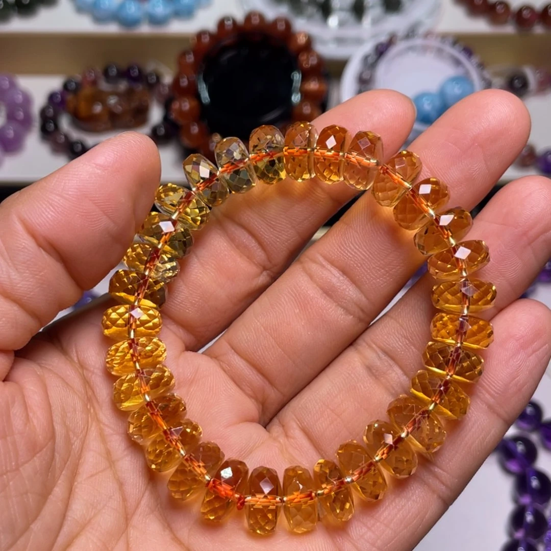 水晶手链未镶嵌巴西暴力黄