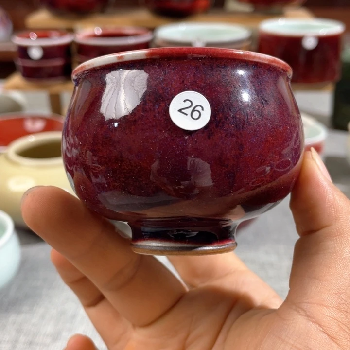 瓷片纯手工制作……