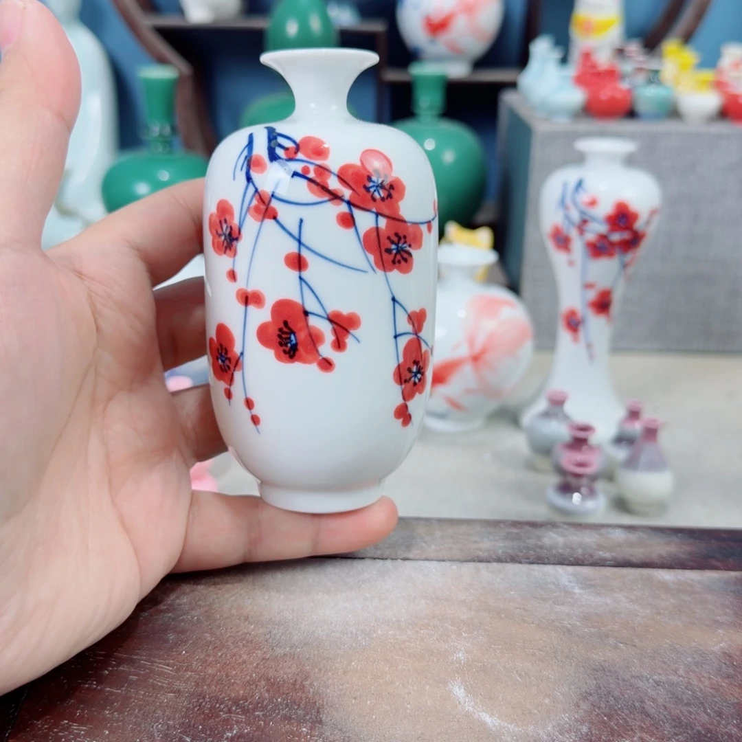 陶瓷手工小花器摆件