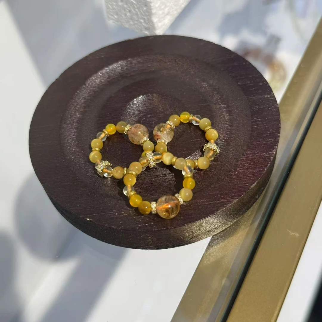 ZB天然设计款黄水戒指——多样性发其一