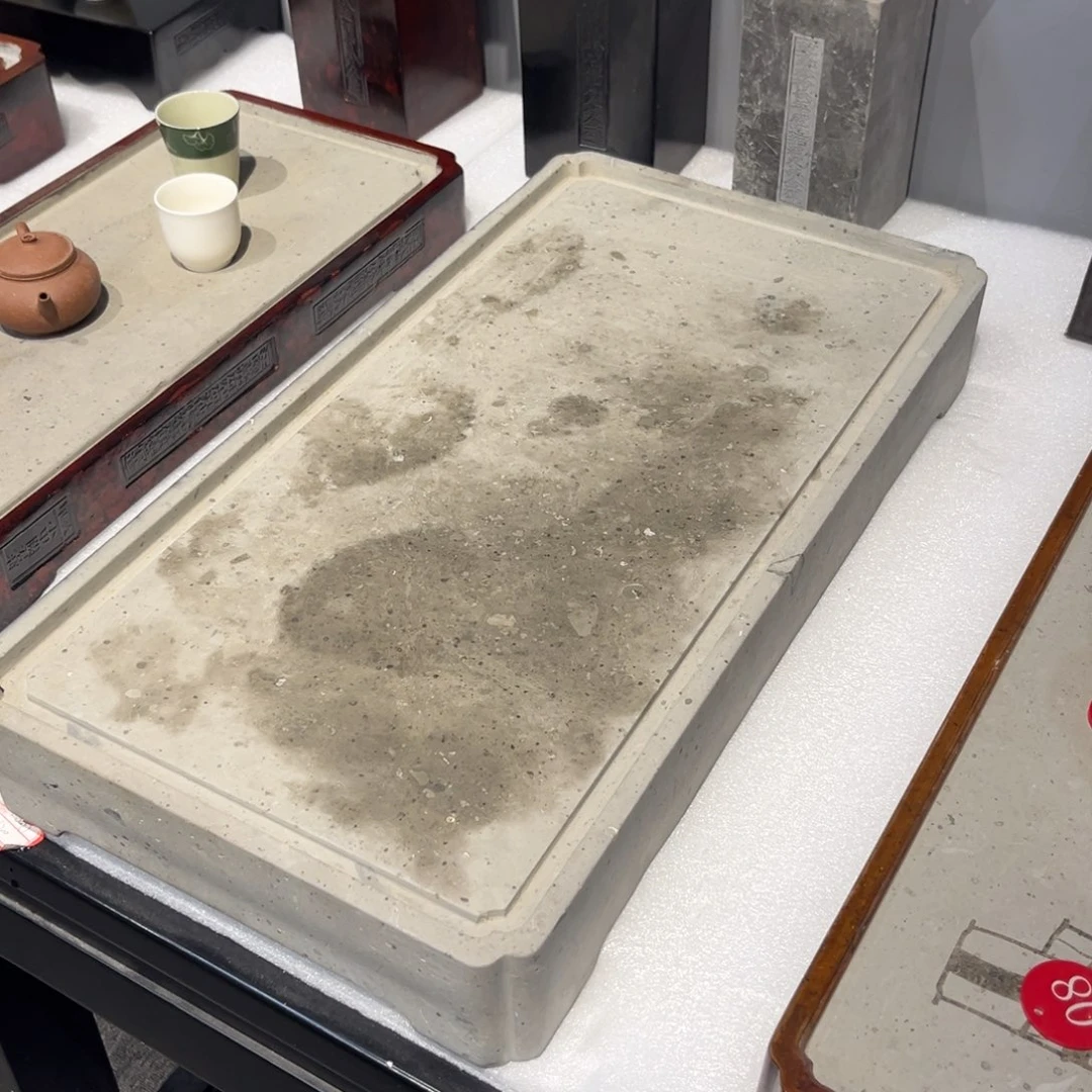 砖雕悟*道金砖吸水茶台