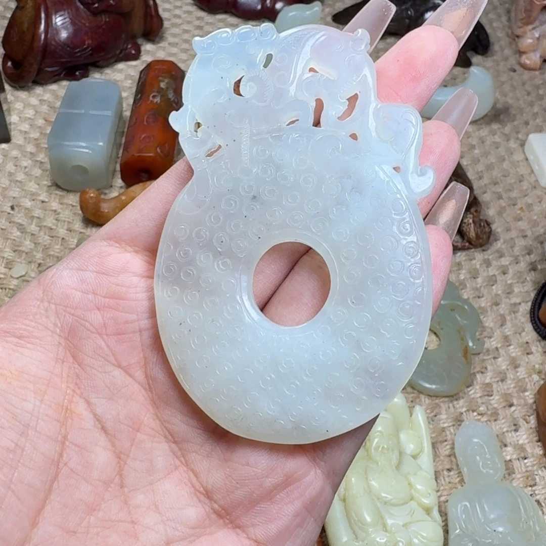白玉菩提吊坠挂件
