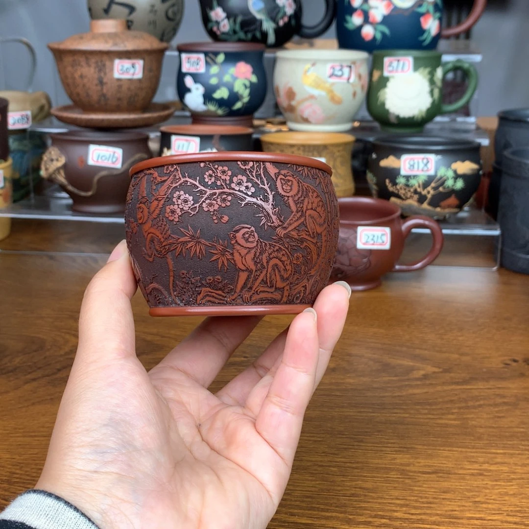 茶杯紫砂宜兴紫砂茶具