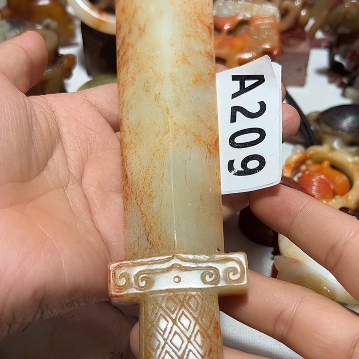 古***瓷和田玉未镶嵌颈饰