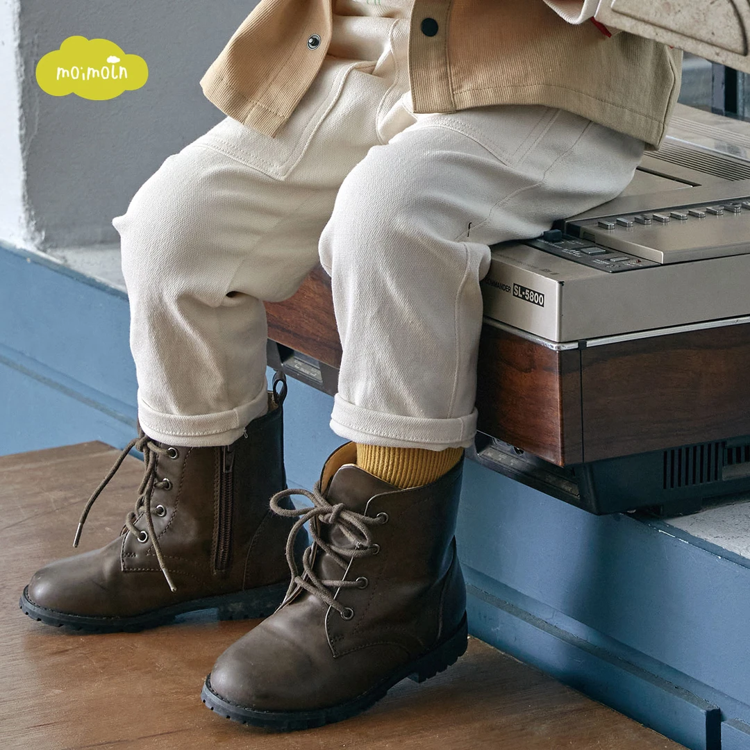 moimoln小云朵童装秋冬新款男童时尚裤子宝宝休闲舒适休闲长裤