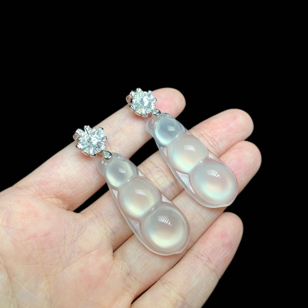 【云上好物】S925银玉髓吊坠多样性发一件35×14×7mm-DS34912-25（JG）