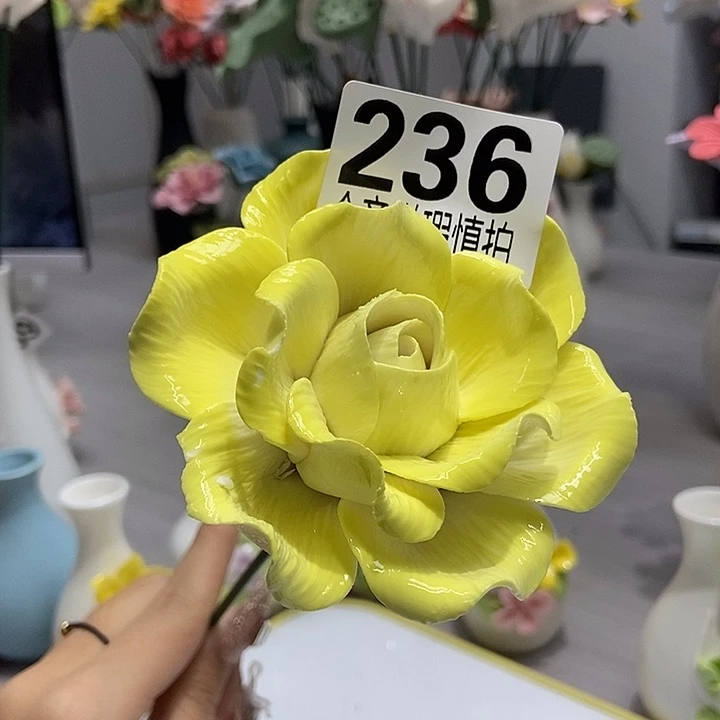 陶瓷纯手工捏花设计