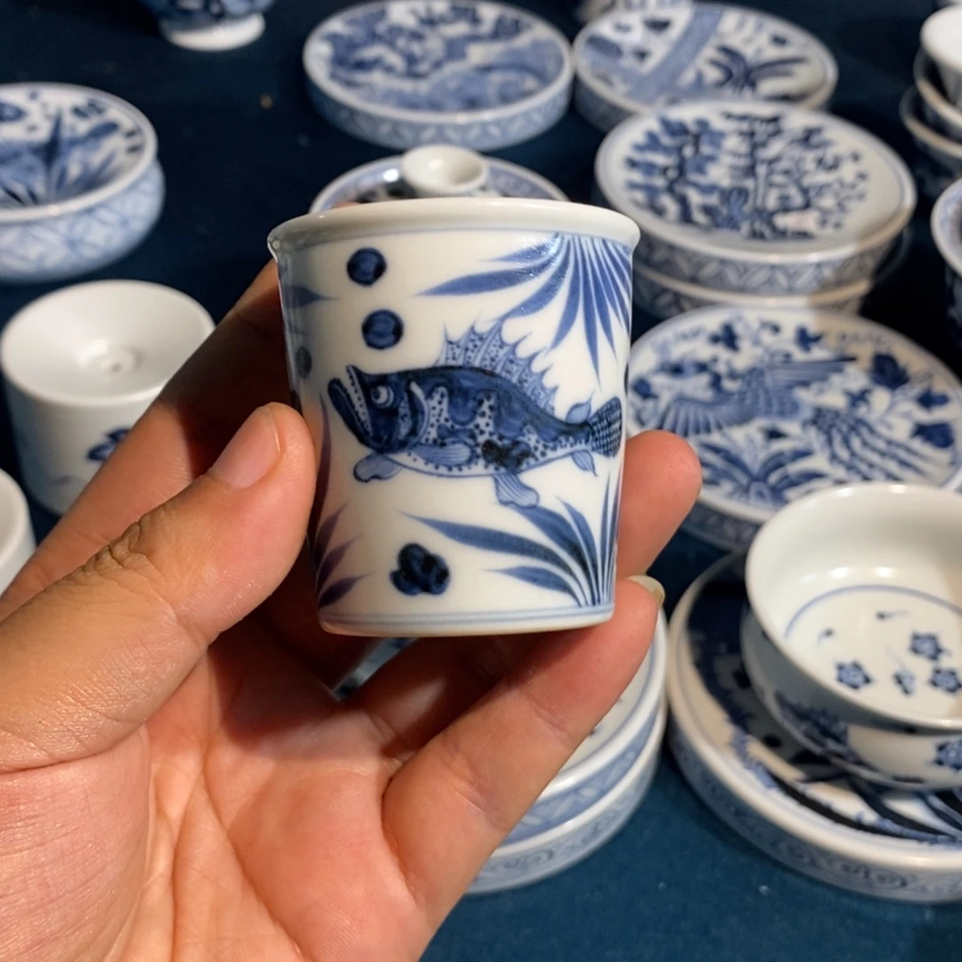 龙***宝景德镇手工手绘茶器