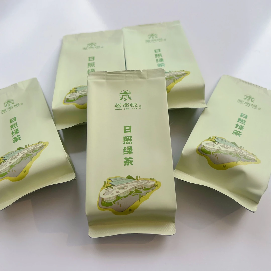 茗岚悦日照绿茶北纬35°黄金产区头采初春一芽一叶高货小泡袋3克装