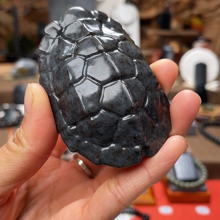 风***方和田玉未镶嵌吊坠(不含链)草花