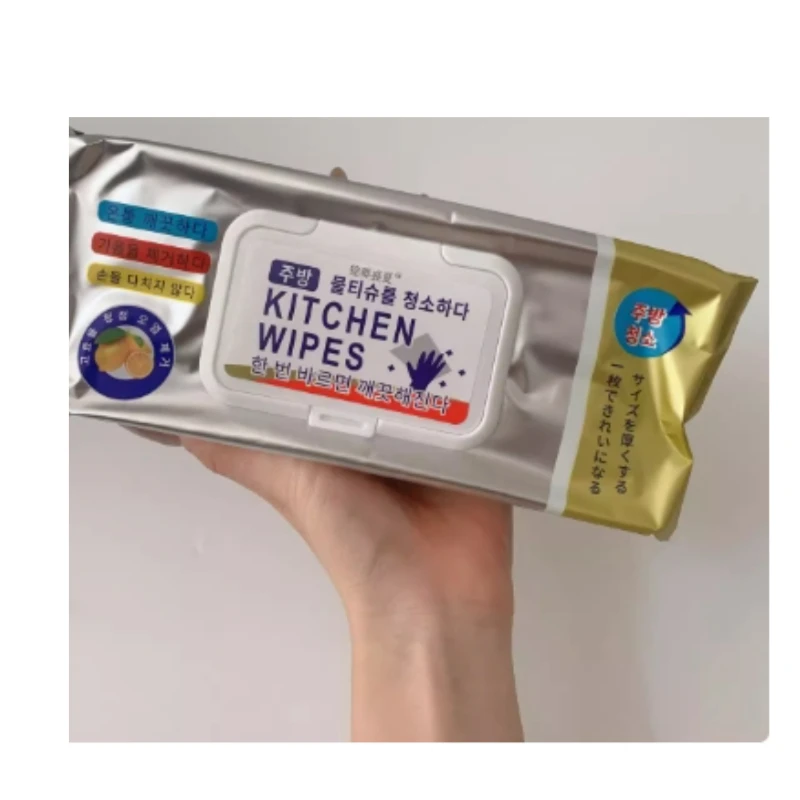 厨房清洁湿巾家用去污油渍加大湿纸巾