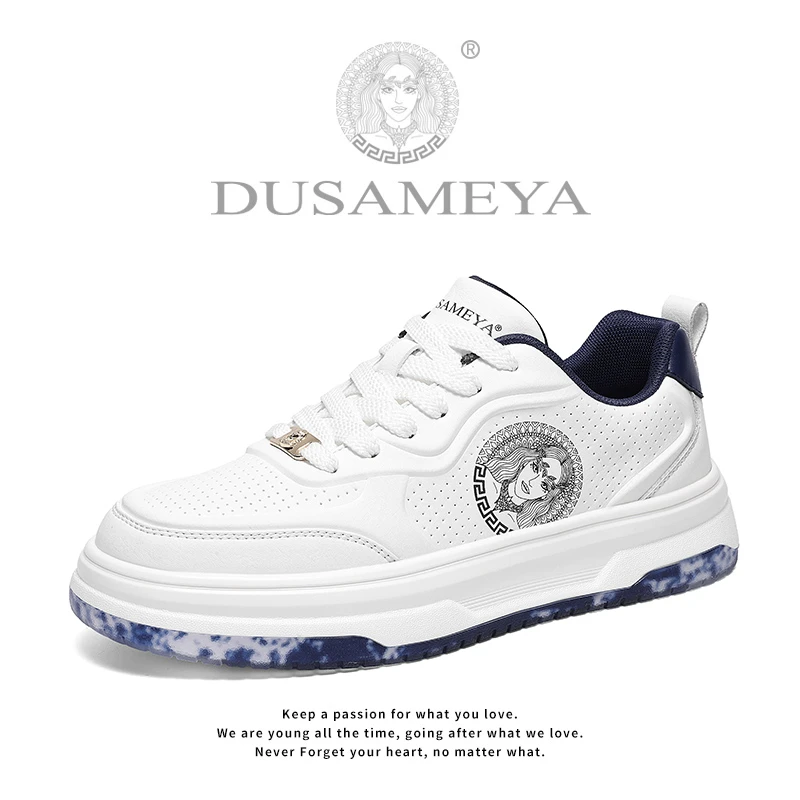 DUSAMEYA/杜莎米娅夏季轻奢休闲时尚百搭潮流低帮印花鞋底潮鞋