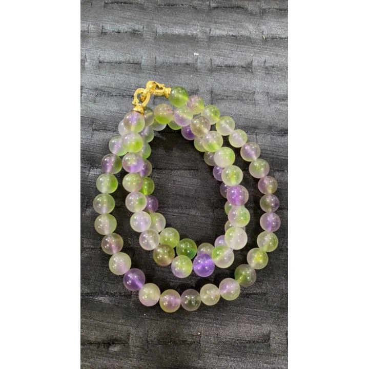 A96双彩项链中多圈手串