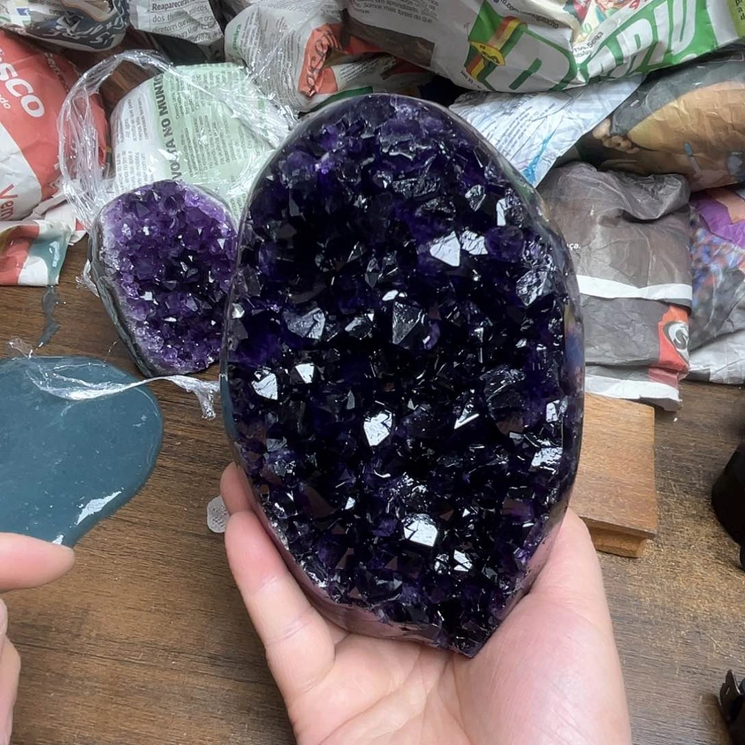 紫晶大型摆件（非配饰）未镶嵌