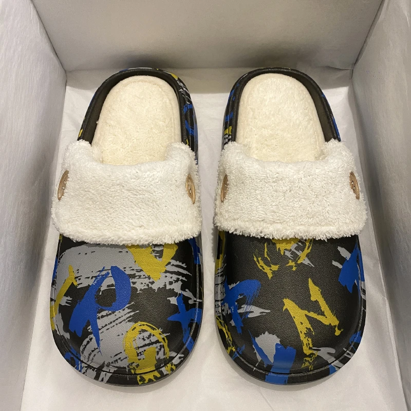 【DRDH】MF冬新款厚底D06勃肯棉鞋加绒保暖增高一脚蹬2024美拉德