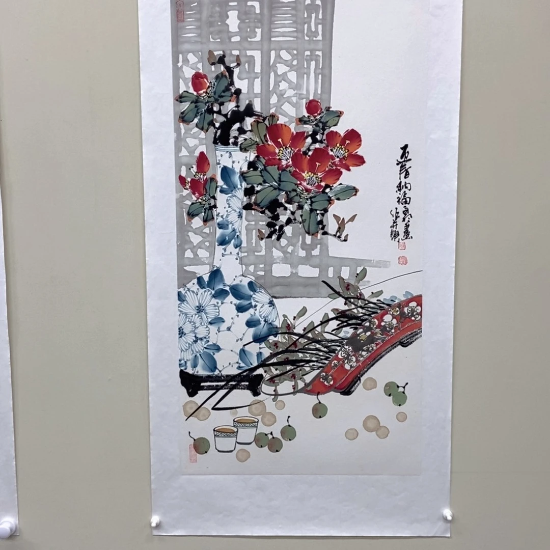 国画陈党明三尺精品佳作