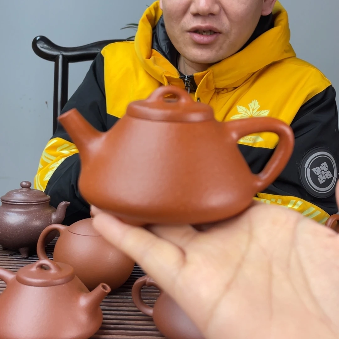 泡***开段泥茶壶降坡泥子冶石瓢150cc全手