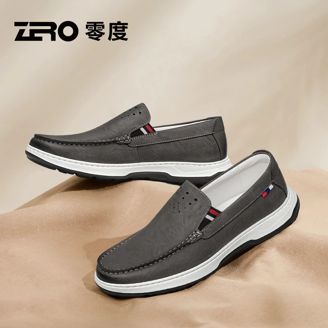 ZRO零度 秋季新款一脚蹬 商务时尚百搭轻质乐福鞋53706