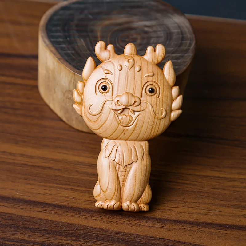 QQ周广胜桃木十二生肖木梳