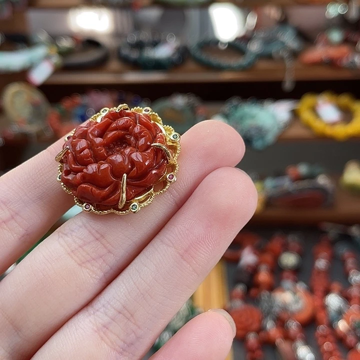 翡翠未镶嵌戒指饰品