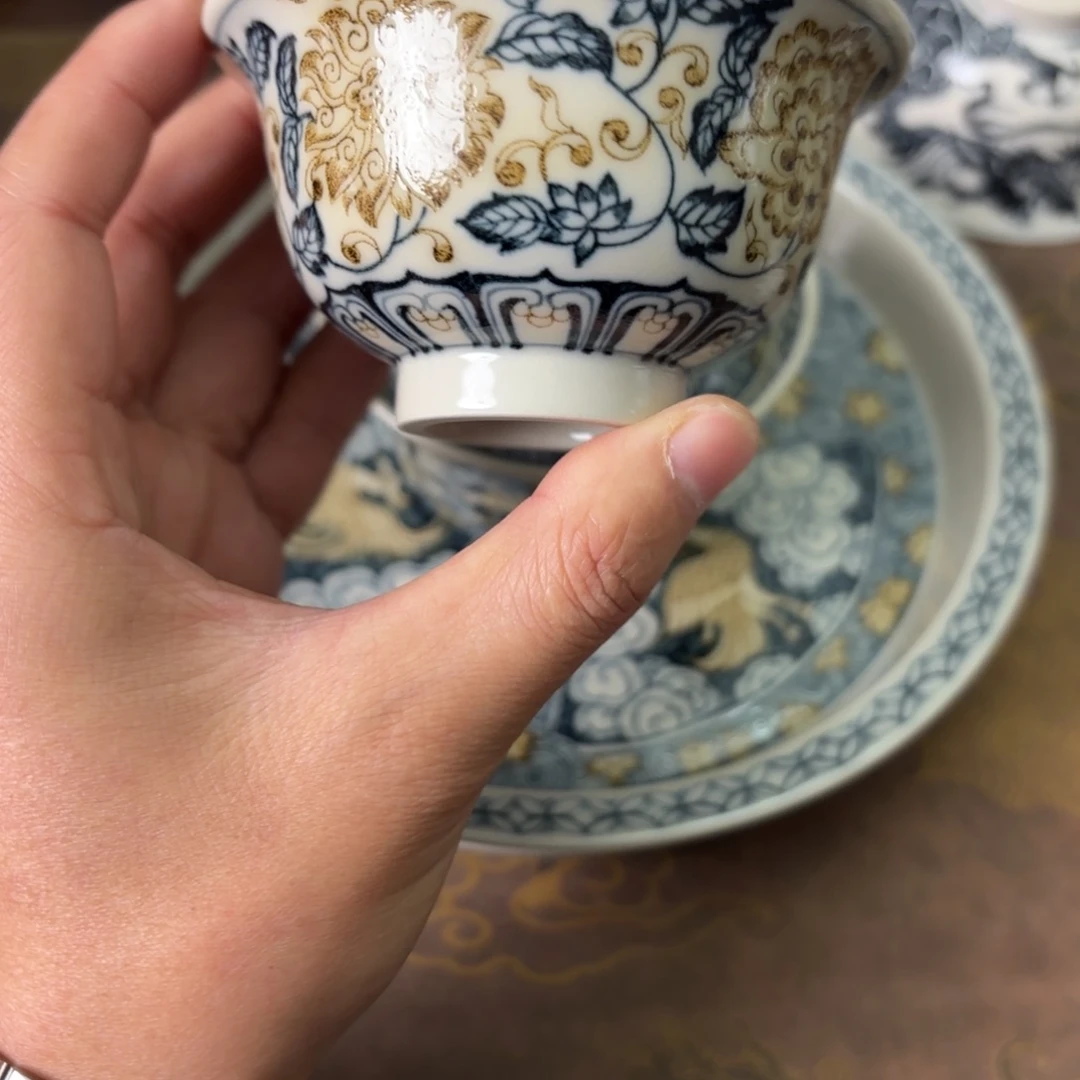 陶瓷摆件景德镇手绘茶器