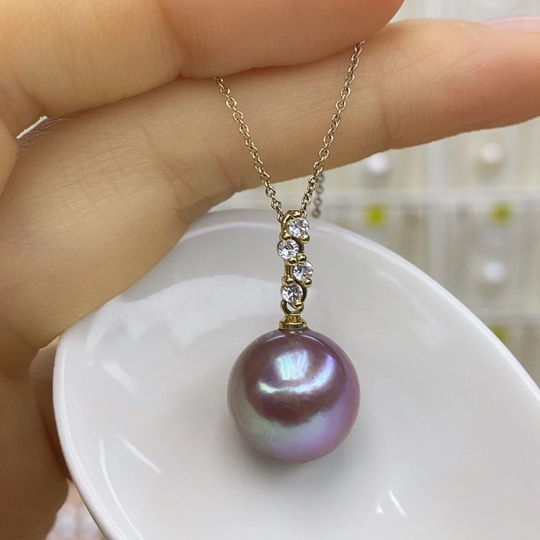 未镶嵌淡水珍珠吊坠(赠链)