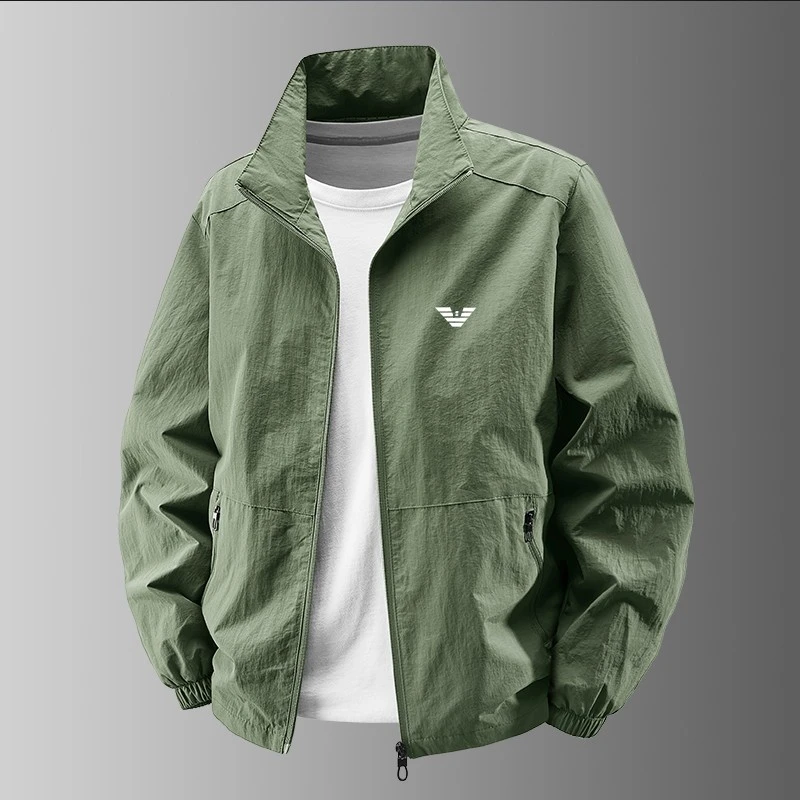 新款秋冬季男士夹克运动休闲宽松立领防风保暖加绒加厚凯乐枫外套