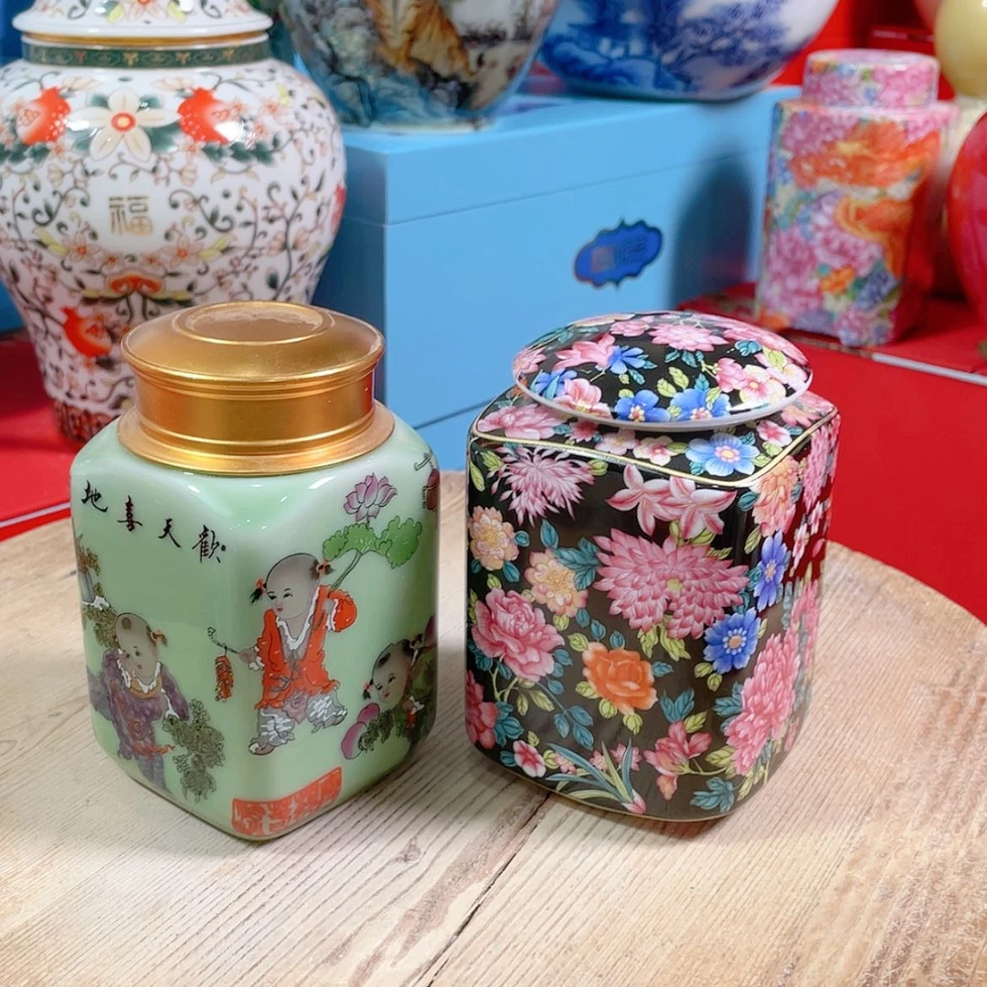 【闪购商品】罐陶瓷茶叶罐密封罐