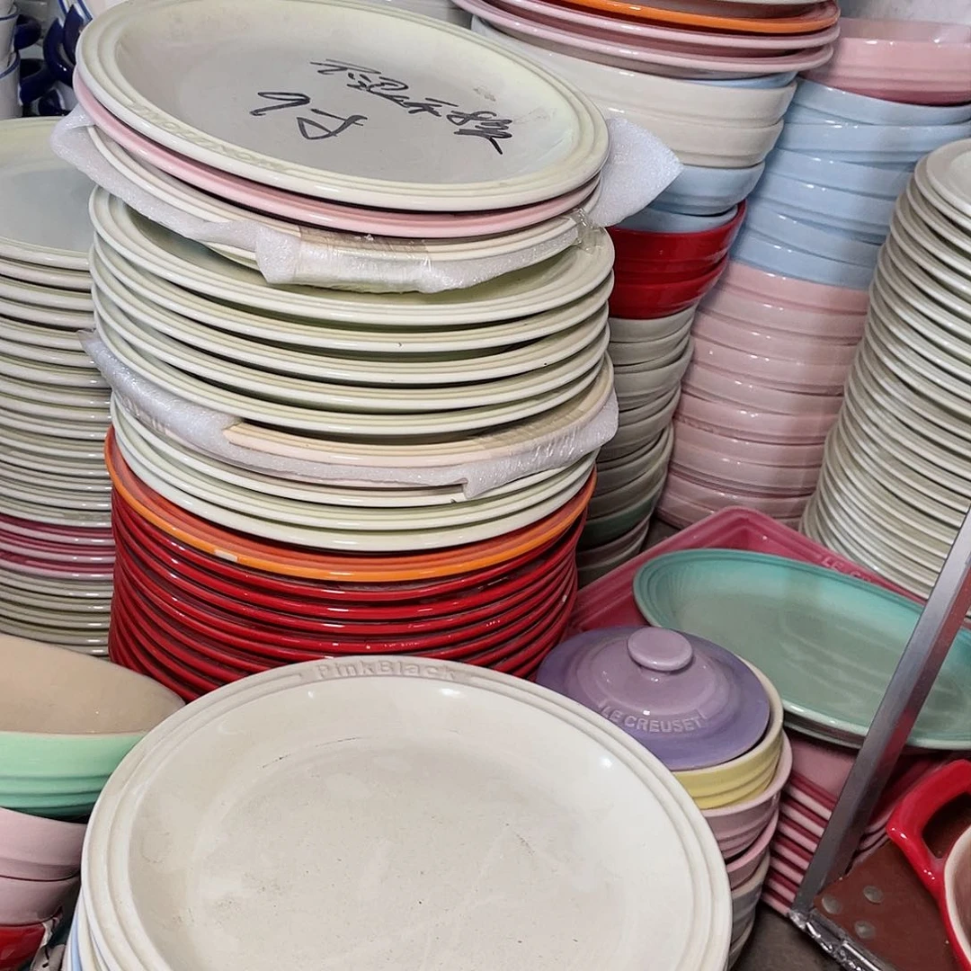 瓷片微瑕陶瓷餐具家用 随机两个九英寸