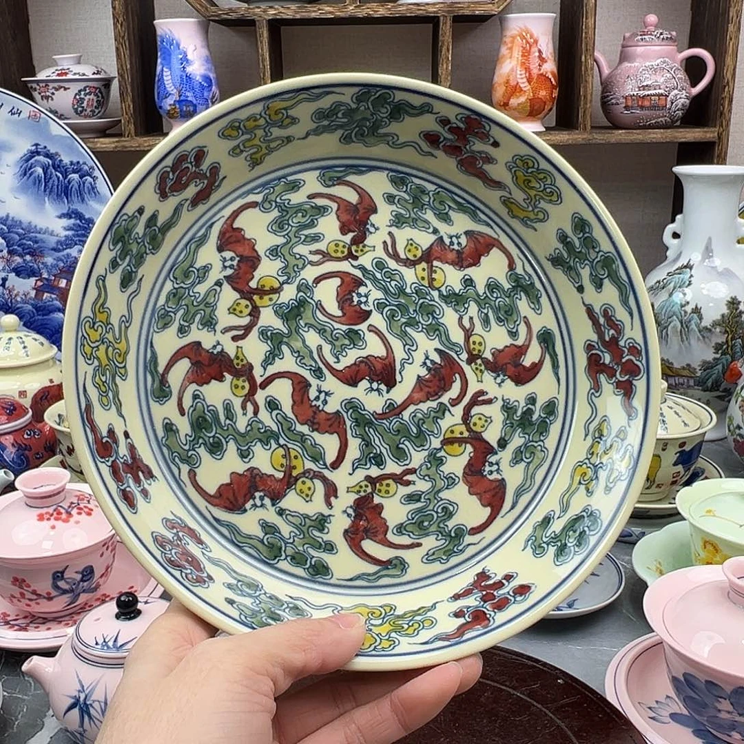 盘陶瓷景德镇陶瓷567老厂瓷74