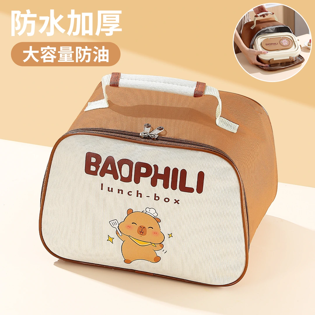 2025新款饭盒包保温饭盒手提餐包便当包加厚铝箔防水带饭包高颜值