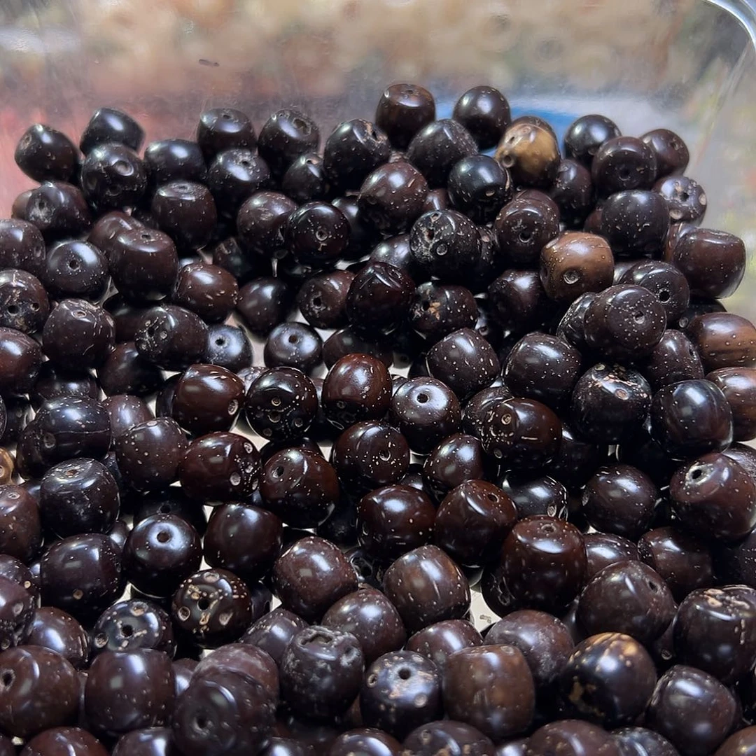 白玉菩提吊坠瑕疵12紫金鼠桶80颗