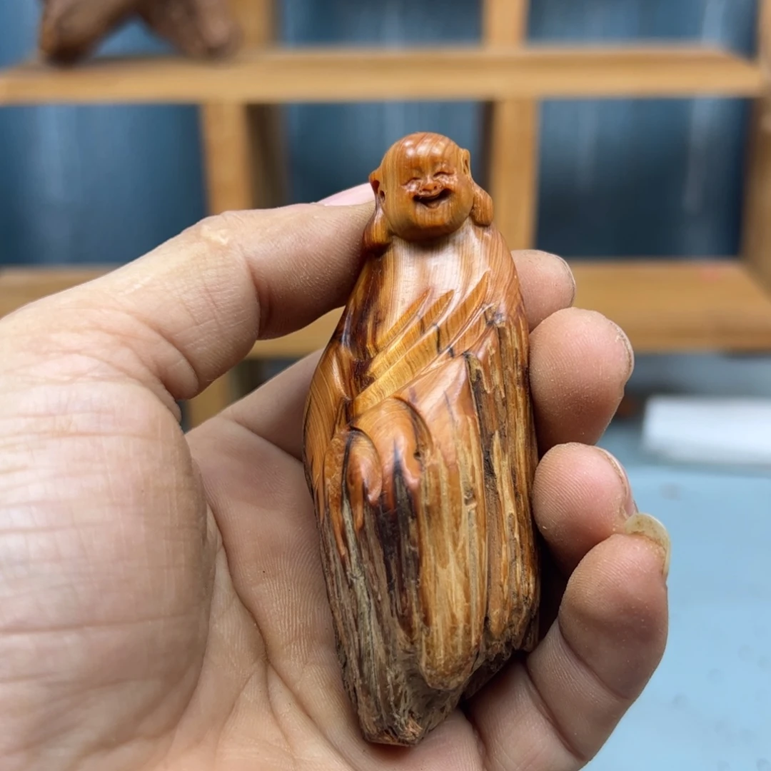 鑫***J木崖柏木摆件手把件