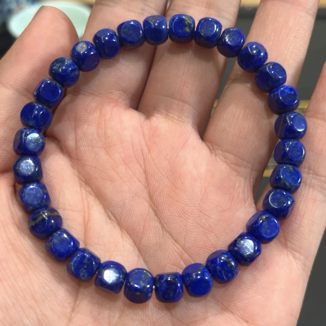 青金石未镶嵌手链青金石手链一条随机发