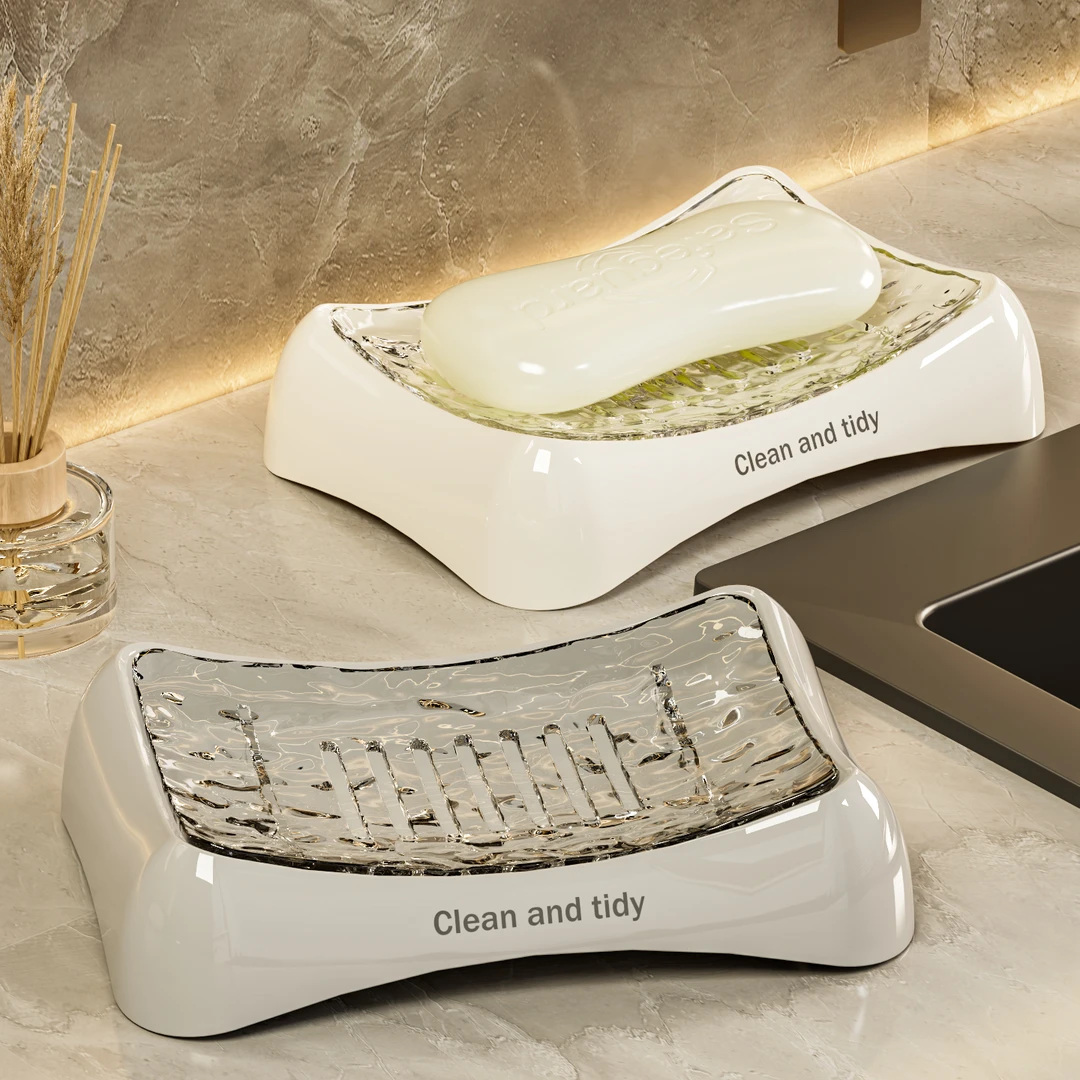 肥皂盒2025新款家用高级轻奢双层高档洗衣肥皂沥水盒大号香皂盒子