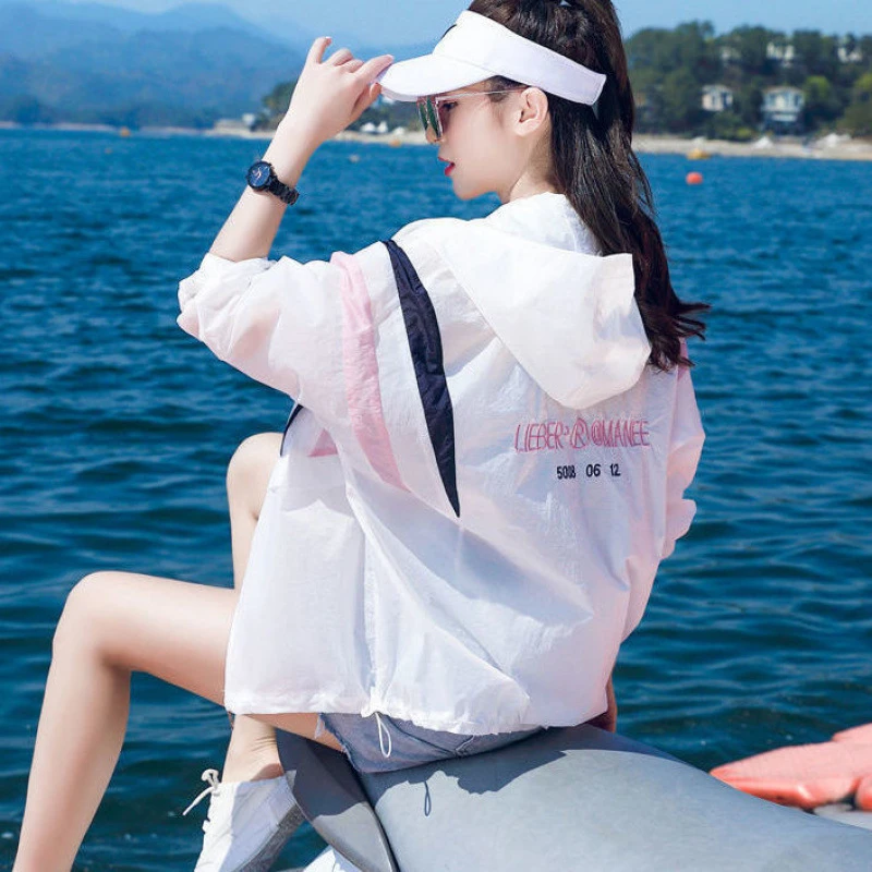 衣女夏季薄款2025新款防紫外线透气外套夏薄