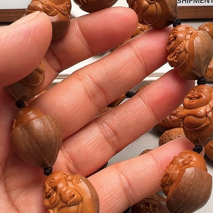 橄榄核手串/手链包衣弥勒