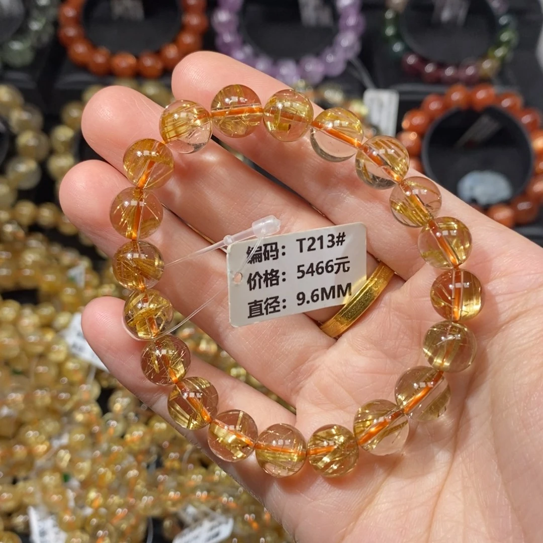 发晶手链未镶嵌T213#9.6mm