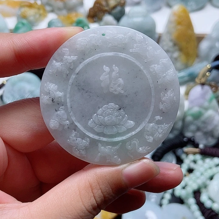 吊坠(不含链)未镶嵌翡翠1
