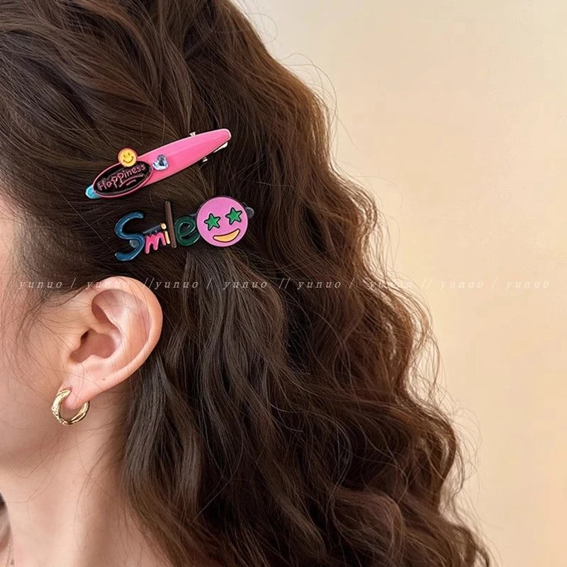 韩国甜美可爱春夏刘海发夹女2025新款高端侧边鸭嘴夹子头饰高级感