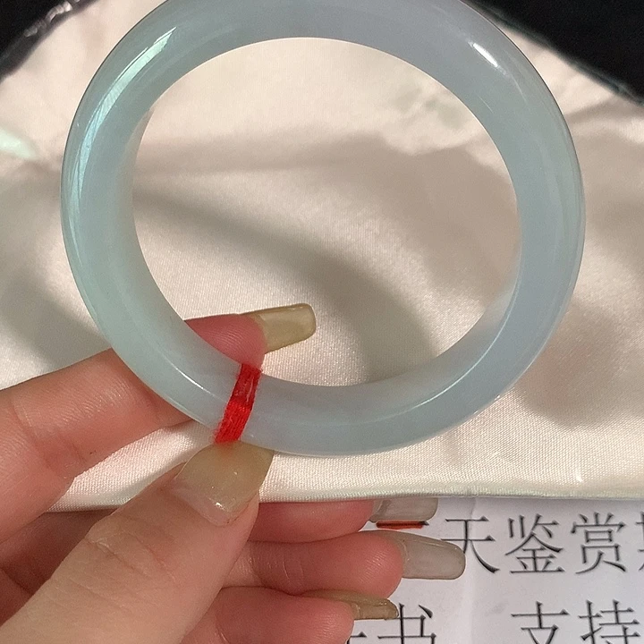 翡翠未镶嵌手镯b0704-2